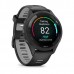 Garmin Forerunner 265 Black Bezel and Case with Black/Powder Gray Silicone Band