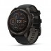 Смарт-годинник Garmin Fenix 8 47 мм Solar Sapphire Carbon grey DLC titanium з Black/Pebble grey силіконовим ремінцем Смарт-годинник Garmin Fenix 8 47 мм Solar Sapphire Carbon grey DLC titanium з Black/Pebble grey силіконовим ремінцем