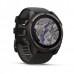 Смарт-годинник Garmin Fenix 8 51 мм Solar Sapphire Titanium з Black/Pebble Gray силіконовим ремінцем