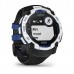 GPS-годинник Garmin Instinct 3 Solar 50 мм білий (Whitestone, чорний ремінець)