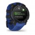 GPS-годинник Garmin Instinct 3 AMOLED 45 мм чорний (Black, ремінець Bolt Blue)