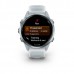 Смарт-годинник Garmin Forerunner 570 (42 мм), алюмінієвий безель небесно-блакитного кольору з біло-блакитним ремінцем