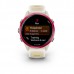 Смарт-годинник Garmin Forerunner 570 (42 мм), малиновий алюмінієвий безель з ремінцем кольору слонової кістки/манго