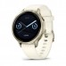 Смарт-часы Garmin Venu 4 41 мм Lunar Gold с бежевым силиконовым ремешком