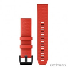 Ремешок Garmin QuickFit для Approach S62 (силикон, Laser Red, чёрная фурнитура)