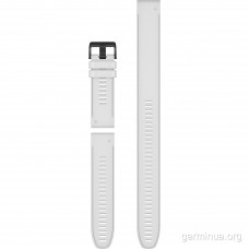 Ремешок Garmin QuickFit 26 мм, силиконовый (белый)