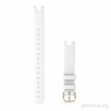 Ремешок Garmin для Lily, кожаный удлиненный (White Leather) Ремешок Garmin для Lily, кожаный удлиненный (White Leather)