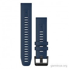 Ремешок Garmin QuickFit 22 мм для quatix 7 (силикон, Captain Blue)