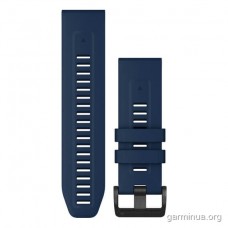Ремешок Garmin QuickFit 26 мм для quatix 7X (силикон, Captain Blue)