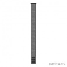 Ремешок Garmin QuickFit 20 мм UltraFit 2 (нейлон, серый)