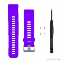 Ремінець Garmin для Forerunner 35/30 та Approach S10, силіконовий (фіолетовий)
