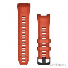 Ремешок для Garmin Instinct 2X (силикон, Flame Red)