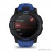 GPS-годинник Garmin Instinct 3 AMOLED 45 мм чорний (Black, ремінець Bolt Blue)
