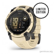 GPS-годинник Garmin Instinct 3 AMOLED 45 мм сіро-цитриновий (Citrine/Gray)