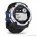 GPS-годинник Garmin Instinct 3 Solar 50 мм білий (Whitestone, чорний ремінець)