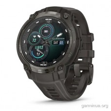Garmin Instinct Crossover AMOLED, Charcoal Grey — гібридний GPS-годинник