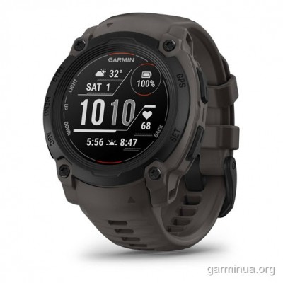 GPS-годинник Garmin Instinct E 40 мм Black/Charcoal (чорний)