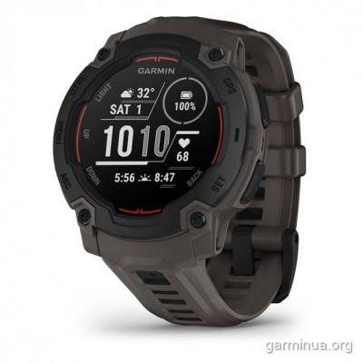 GPS-годинник Garmin Instinct E 45 мм Black/Charcoal (чорний)
