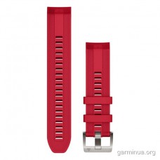 Ремінець Garmin QuickFit 22 мм для MARQ (Silicone Plasma Red)