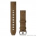 Ремінець Garmin QuickFit 22 мм для MARQ (Hybrid Leather Tundra/Black)