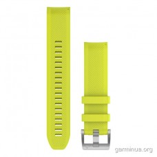 Ремінець Garmin QuickFit 22 мм для MARQ (силікон Amp Yellow)