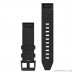 Ремінець Garmin QuickFit 22 мм для fenix 5 Plus (шкіра, чорний)