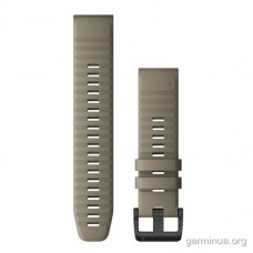 Ремінець Garmin QuickFit 22 мм для fenix 6 (силікон, темний пісковик)