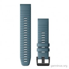 Ремінець Garmin QuickFit 22 мм для fenix 6 (силікон, озерно-синій)