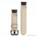 Ремінець Garmin QuickFit 20 мм для fenix 7S (силікон, вапняковий)