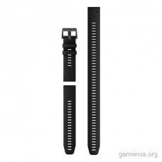Ремешок Garmin QuickFit 22 мм для Descent G1/G1 Solar/G2 (силикон, чорний / Black, дайв-комплект 3 шт.)