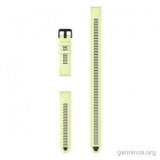 Ремешок Garmin QuickFit 20 мм для Descent Mk3i (силикон, Citron, дайв-комплект 3 шт.)