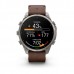 Смарт-часы Garmin fēnix 9 Pro inReach 47 мм, титановый безель, кожаный ремешок Walnut Смарт-часы Garmin fēnix 9 Pro inReach 47 мм, титановый безель, кожаный ремешок Walnut