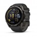 Смарт-часы Garmin fēnix 9 Pro inReach 51 мм, титан с карбоново-серым DLC-покрытием, силиконовый ремешок Black/Pebble Grey