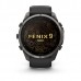 Смарт-часы Garmin fēnix 9 Pro inReach 51 мм, титан с карбоново-серым DLC-покрытием, силиконовый ремешок Black/Pebble Grey