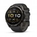 Смарт-годинник Garmin fēnix 9 Pro 51 мм, титан із карбоново-сірим DLC-покриттям, силіконовий ремінець Black/Pebble Grey