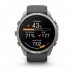 Смарт-годинник Garmin fēnix 9 Pro inReach 51 мм, титановий безель, силіконовий ремінець Graphite/Black