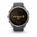 Смарт-годинник Garmin fēnix 9 Pro inReach 51 мм, титановий безель, силіконовий ремінець Graphite/Black