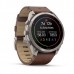 Смарт-годинник Garmin fēnix 9 Pro inReach 51 мм, титановий безель, шкіряний ремінець Walnut