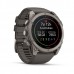 Смарт-годинник Garmin fēnix 9 51 мм, титановий безель, силіконовий ремінець Pebble Grey