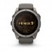 Смарт-годинник Garmin fēnix 9 51 мм, титановий безель, силіконовий ремінець Pebble Grey