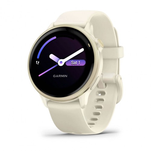 Смарт-часы Garmin Vivoactive 6 GPS Bone/Lunar Gold