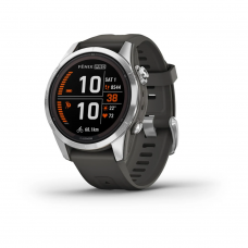 Смарт-годинник Garmin Fenix 7S Pro – Solar Edition Silver with Graphite Band Смарт-годинник Garmin Fenix 7S Pro – Solar Edition Silver with Graphite Band